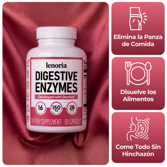 Lenoria Enzimas Digestivas - Paga 2 y lleva 3 🎁